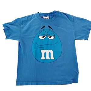 VINTAGE | M&M'S Blue Short Sleeve Tee with Character Design